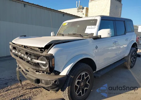 2024 Ford Bronco Outer Banks z USA, uszkodzony, nr VIN 1FMDE8BH2RLA72507